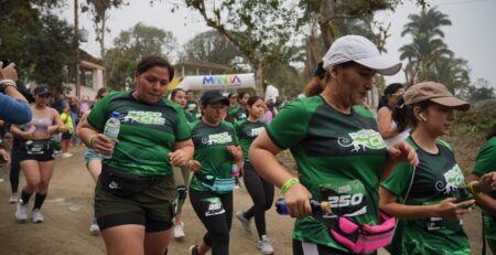 Marciana Valdiveiso, Pacoche Trail Running hizo que atletas corran en un bosque húmedo